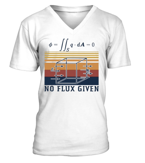 No Flux Given Vintage Shirtc V-Neck T-shirt