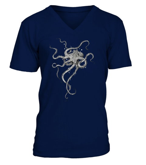 Octopus funny shirts V-Neck T-shirt