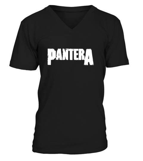 PANTERA BAND LOGO GRAPHIC V-Neck T-shirt