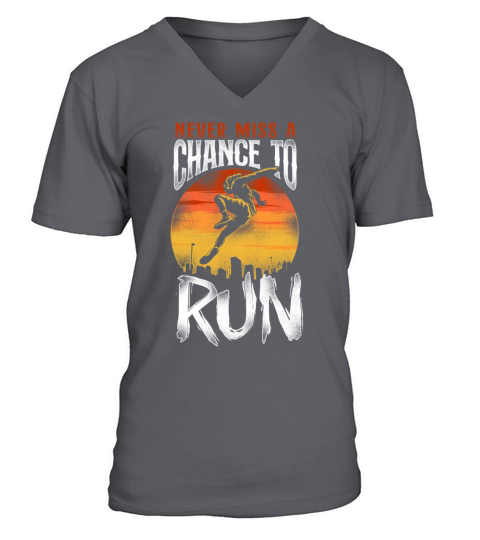 Parkour Free Running Traceur V-Neck T-shirt