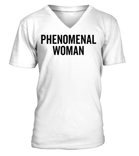 Phenomenal Woman V-Neck T-shirt