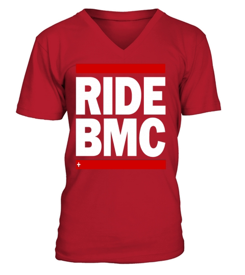ride bmc Cycling Shirt Tour De France Cadel  T-Shirts V-Neck T-shirt