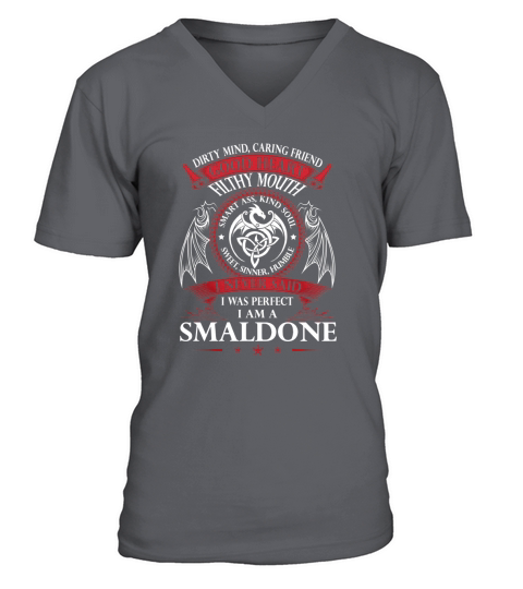 SMALDONE Good Heart Name Shirts V-Neck T-shirt