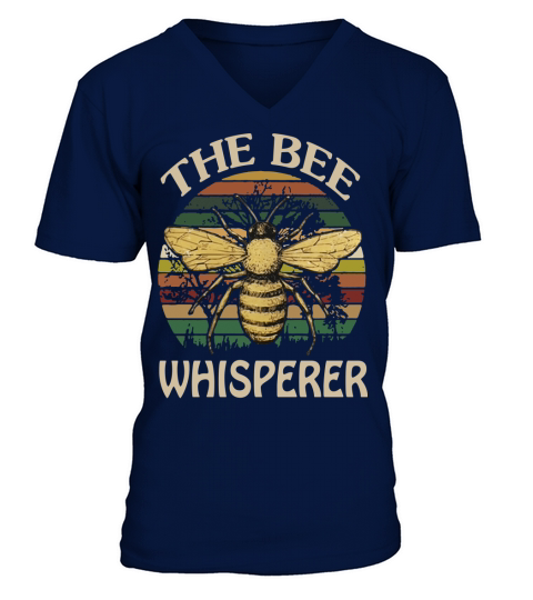 The Bee Whisperer vintage sunset shirt V-Neck T-shirt