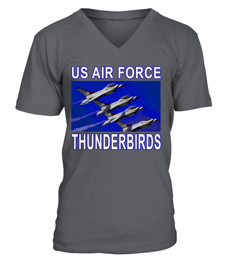 U.S. Air Force Thunderbirds aerial demonstration squad V-Neck T-shirt