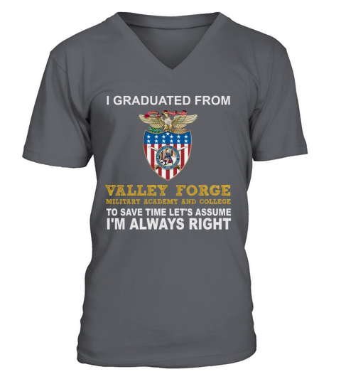 Valley Forge Military Academy and College V-Neck T-shirt