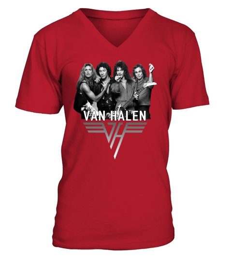 Van Halen Women And Children V-Neck T-shirt