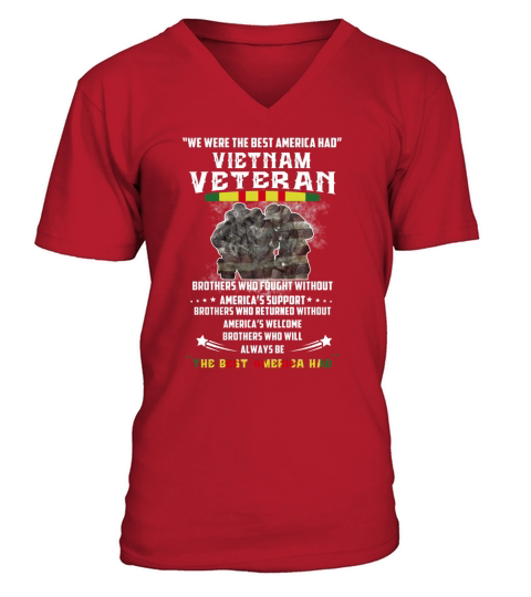 Viet Nam Veteran V-Neck T-shirt