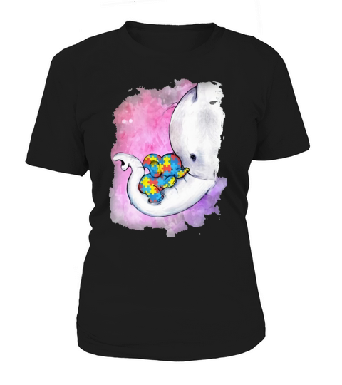 Autism Elephant Mom Women's T-Shirt