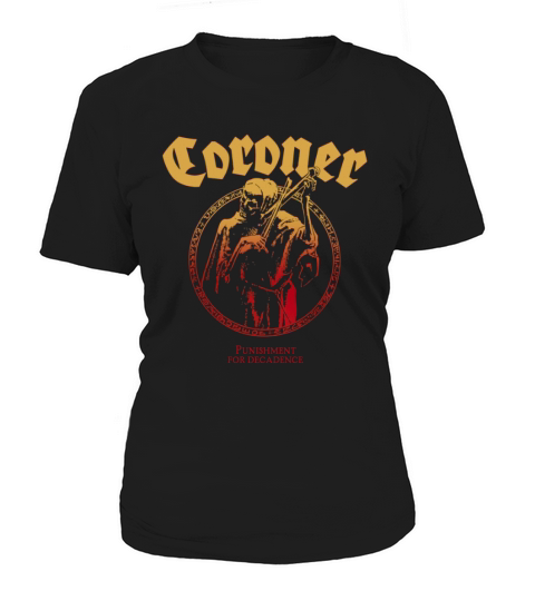 Coroner  Punishment for decadence album tshirt Women's T-Shirt