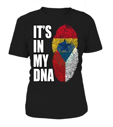 Ghanaian And Czech Mix Heritage DNA Flag Women's T-Shirt