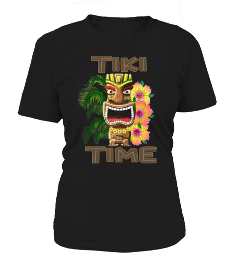 Hawaii Luau Tiki Time Party T-Shirt (2) Women's T-Shirt