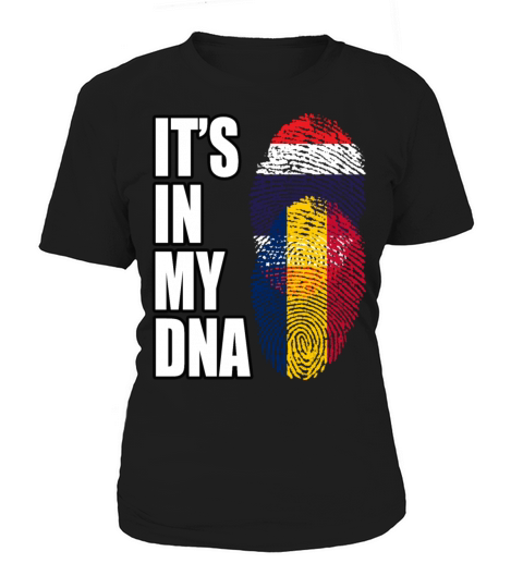 Thai And Chadian Vintage Heritage DNA Flag Women's T-Shirt