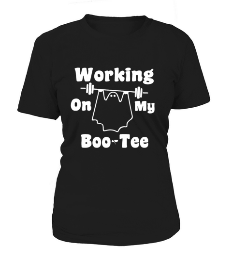 Working On My Booty Gym Halloween Workout fitness Women's T-Shirt