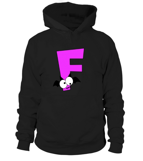 Halloween Alphabets Clipart F Hoodie Unisex