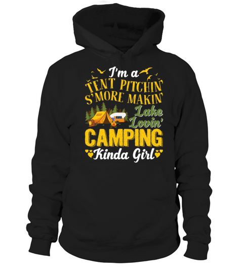 Im A Tent Pitching Smore Makin Loving Camping Hoodie Unisex