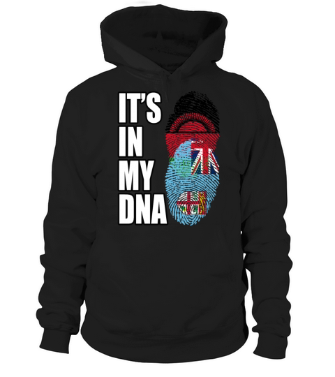 Malawian And Fijian Mix Heritage DNA Flag Hoodie Unisex