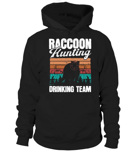 Raccoon Hunting Team Vintage Raccoon Hunter Hoodie Unisex
