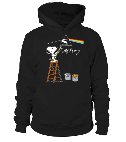 Snoopys Painting The picture- Pink Floyd Hoodie Unisex