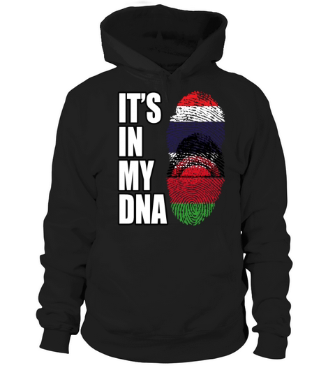 Thai And Malawian Vintage Heritage DNA Flag Hoodie Unisex