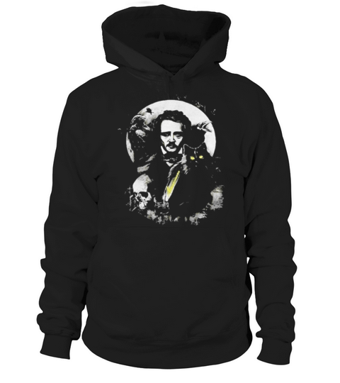 The Raven and The Black Cat Edgar Allan Poe Hoodie Unisex