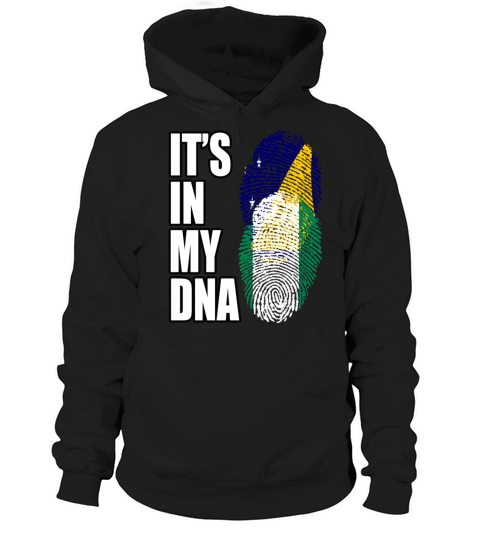 Tokelauan And Nigerian Mix Heritage DNA Flag Hoodie Unisex