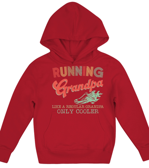Running Runner Half Marathon Kids Hoodie