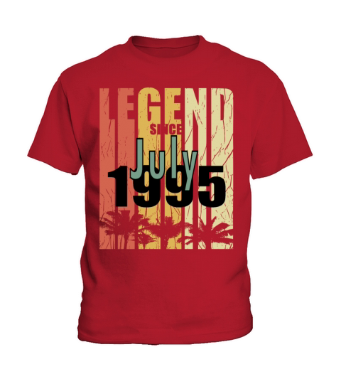 1995 July vintage born gift Kids T-Shirt
