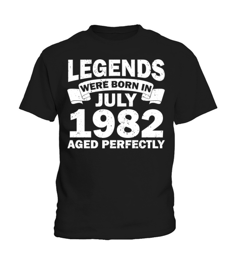 40th birthday July vintage 1982 gift idea Kids T-Shirt