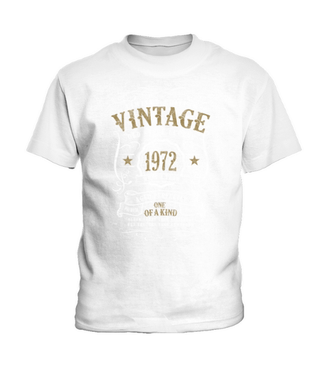 50th Birthday Old Style Legend Vintage 1972 Kids T-Shirt