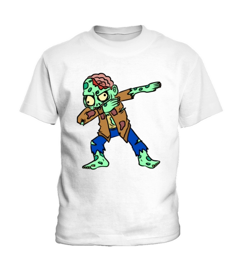 Dabbing Zombie T shirt Halloween Boys Kids Dab Fun Kids T-Shirt