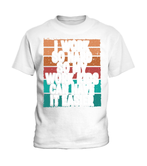 EMT Work Dad Vintage Work Father Coworker Retired Kids T-Shirt