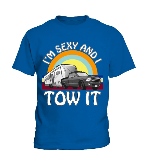 funny camping 5th wheel vanlife Kids T-Shirt