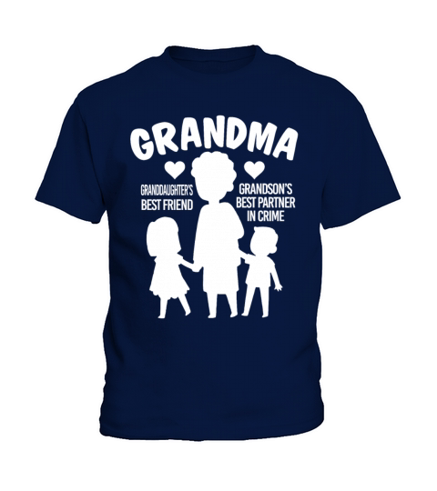 Grandma Granddaughters Best Friend Grandsons Kids T-Shirt