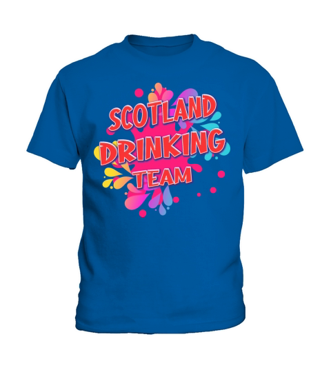Scotland Drinking Team Humor Sarcastic Quote Kids T-Shirt