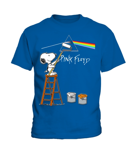 Snoopys Painting The picture- Pink Floyd Kids T-Shirt