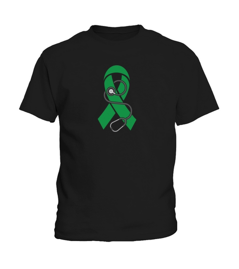 Stethoscope-Biliary Atresia Awareness Ribbon Shirt Kids T-Shirt