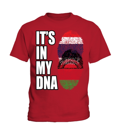 Thai And Malawian Vintage Heritage DNA Flag Kids T-Shirt