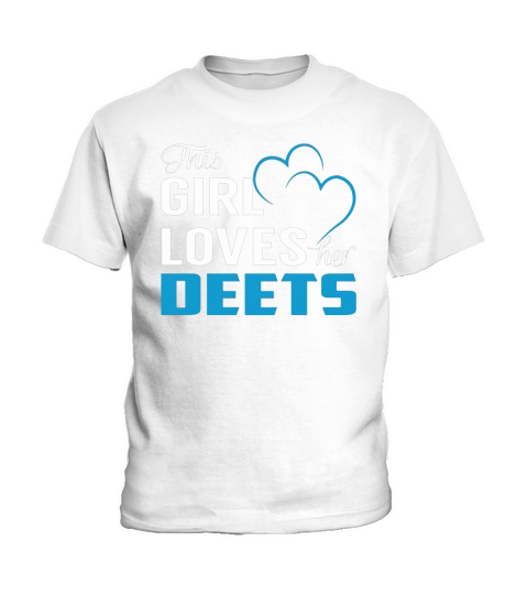 This Girl Loves Her DEETS Name Shirts Kids T-Shirt
