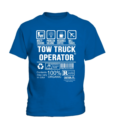 Tow Truck Operator Kids T-Shirt