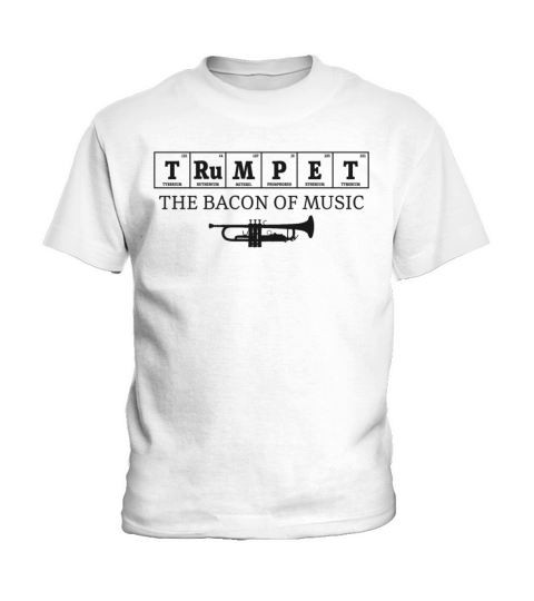 Trumpet Player Vintage Periodic Kids T-Shirt