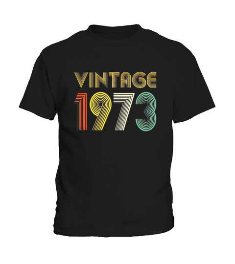 Vintage 1973 47th Birthday Kids T-Shirt