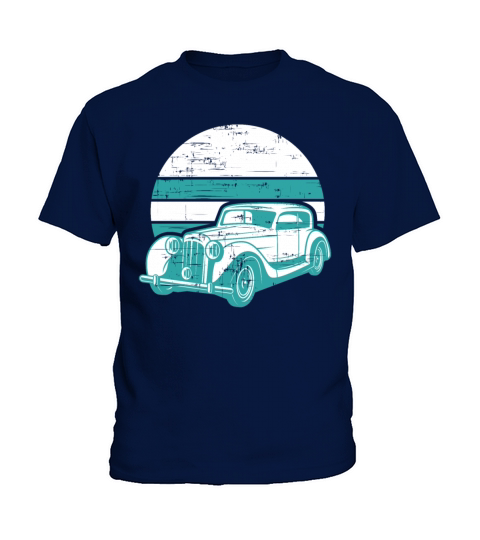 Vintage Car Oldtimer Retro Oldschool Kids T-Shirt