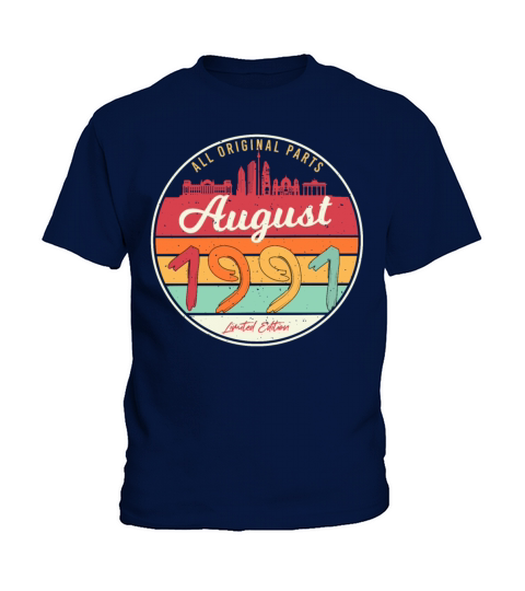 Year Of Construction In August 1991 Kids T-Shirt