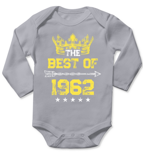 1962 best of birthday Long Sleeve Baby One-Piece