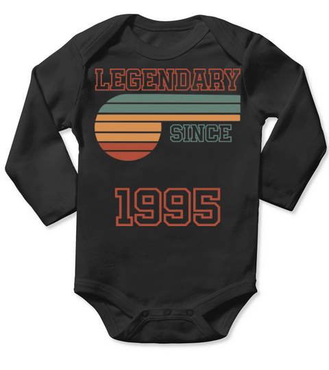 27 Birthday 1995 Long Sleeve Baby One-Piece