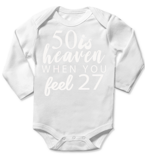 50th Birthday Long Sleeve Baby One-Piece