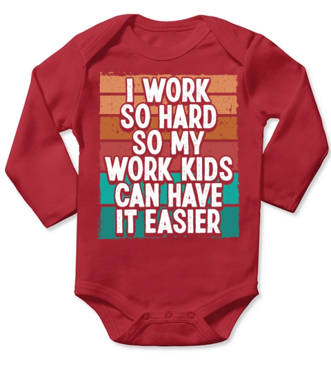 EMT Work Dad Vintage Work Father Coworker Retired Long Sleeve Baby One-Piece