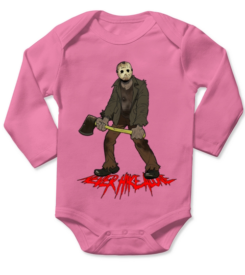 Ghost Jason Cartoon Long Sleeve Baby One-Piece