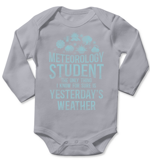 Meteorologist Weather Forecast Long Sleeve Baby One-Piece
